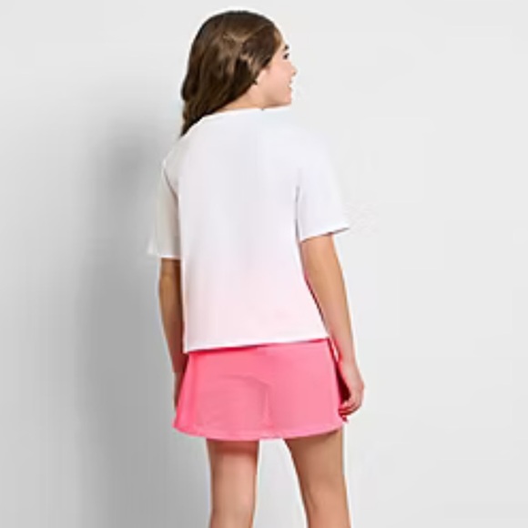 Puma White Tee with Neon Logo - Picture 2 of 6